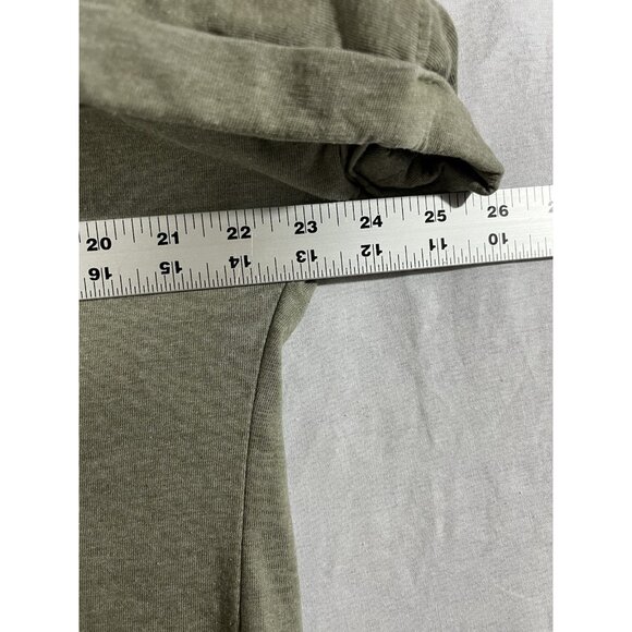 C&C California Women’s XL Green Short Sleeve Button Up Cotton Blouse - Picture 7 of 8